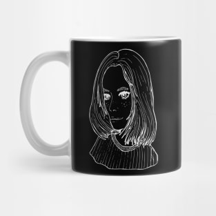 Portrait line art Mug